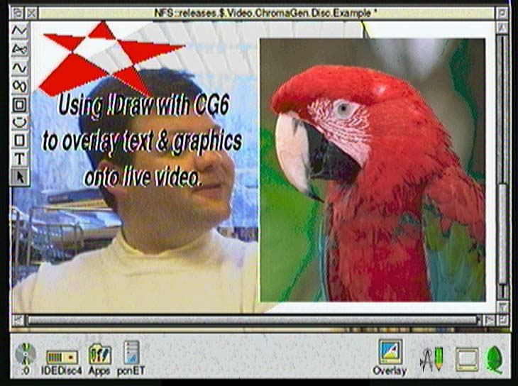 Chroma Genlock screen